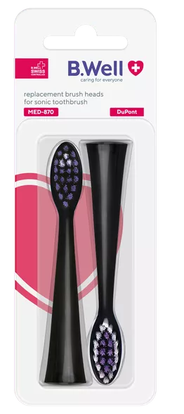 B.well Электрон шүдний сойзны толгой MED-870 хар