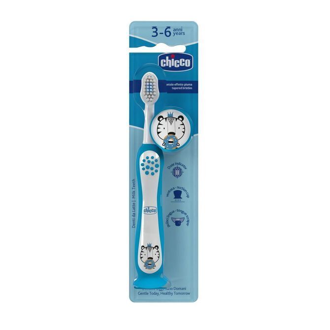 Chicco TOOTHBRUSH TIGER Хүүхдийн сойз 3-6m+ /Бар/
