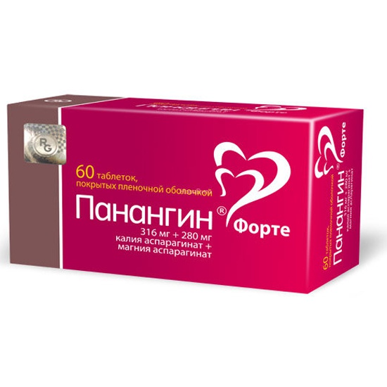 Панангин Форте 280/316 мг №60 Gedeon Richter | Хэнтий ЭХНТ